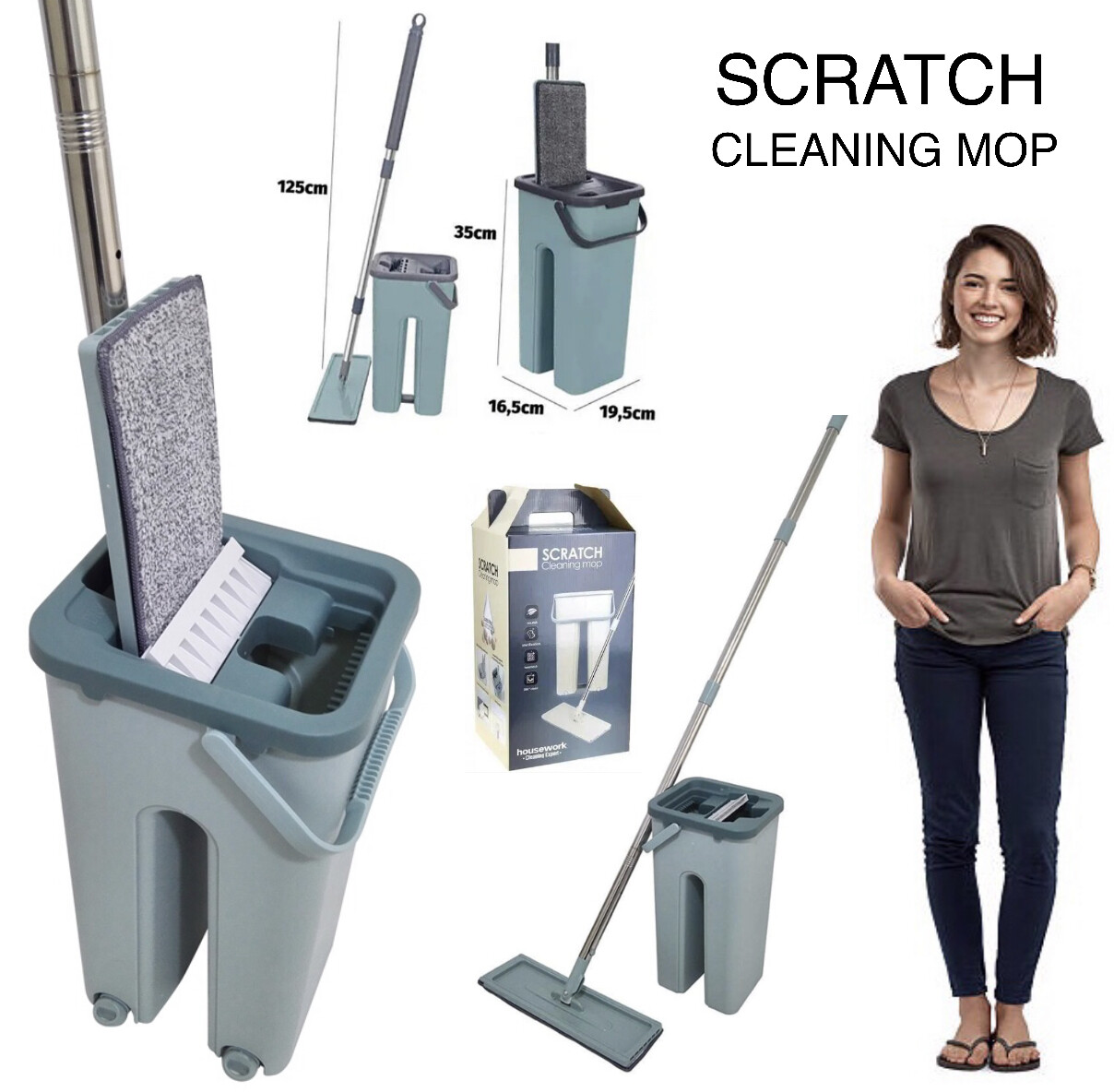 Scratch Cleaning Mop