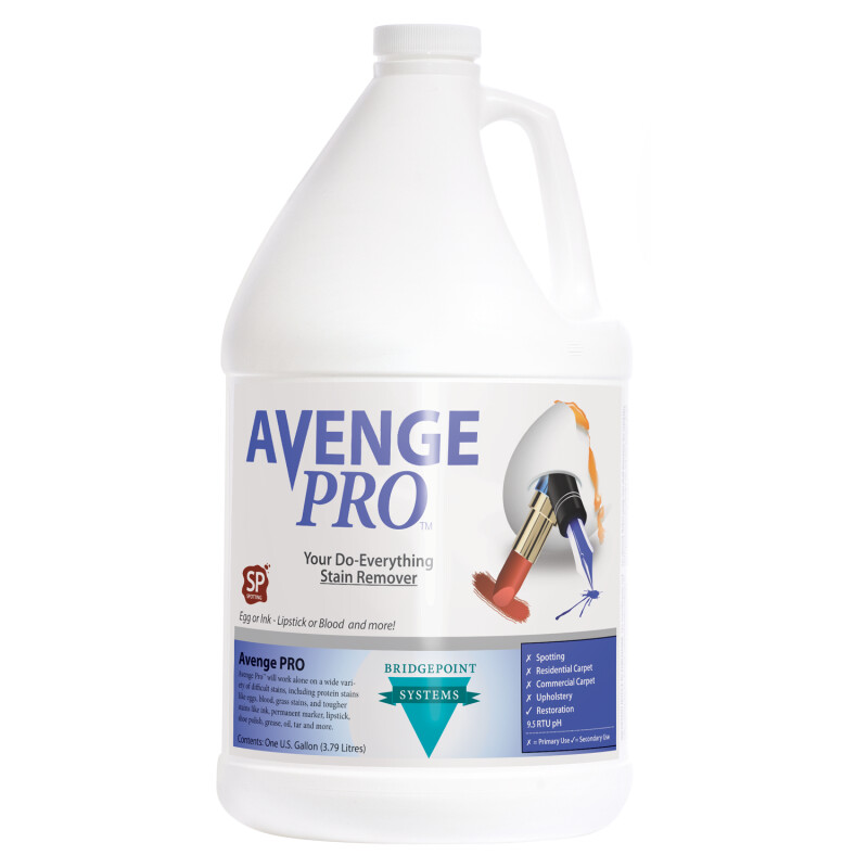Bridgepoint Systems, Stain Remover, Avenge Pro, 1 Gallon Truckmount