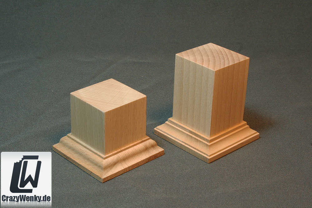 Store Holzsockel 40x40mm (70mm Höhe) CrazyWenky