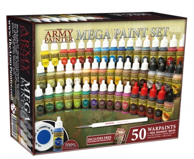 Store Warpaints Mega Paint Set 2017 (Neu) Army Painter Warpaints