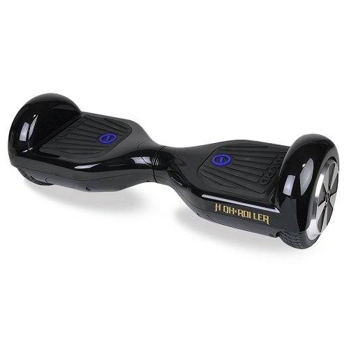 High Roller SMARTS SelfBalancing Electric Hoverboard w/2x 300W Motors & Lithium Battery (Black