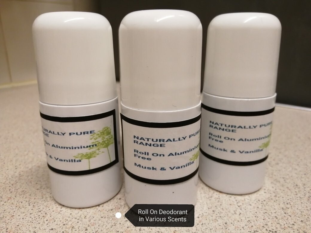 Roll On Deodorant in Refillable bottles