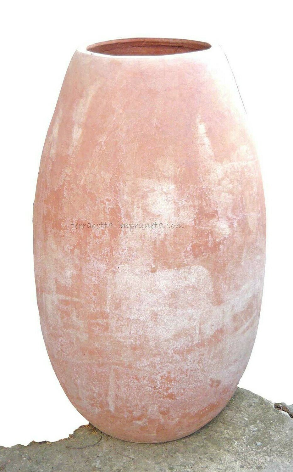 Eifoermige TerracottaVase Terracotta aus