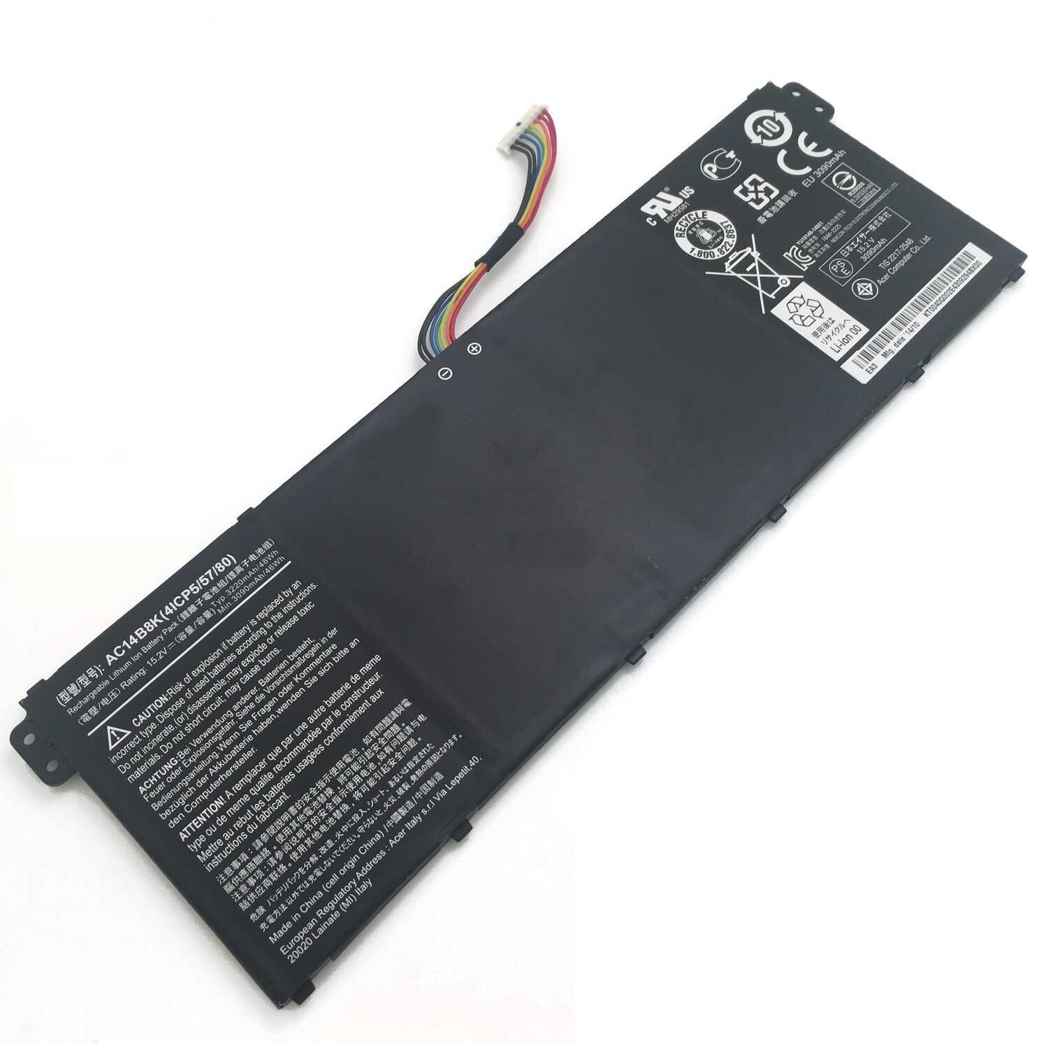 Аккумулятор acer ac14b8k