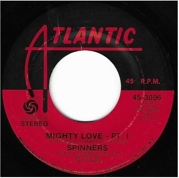 Spinners, The / Mighty Love Atlantic 453006 Single, 7" Vinyl