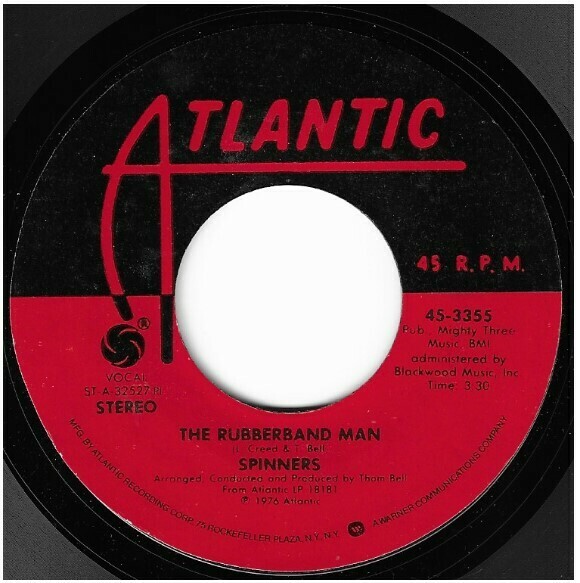 Spinners, The / The Rubberband Man Atlantic 453355 Single, 7