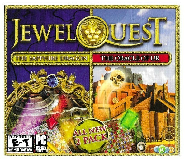 Jewel Quest / The Sapphire Dragon The Oracle of Ur iWin CDR358D1