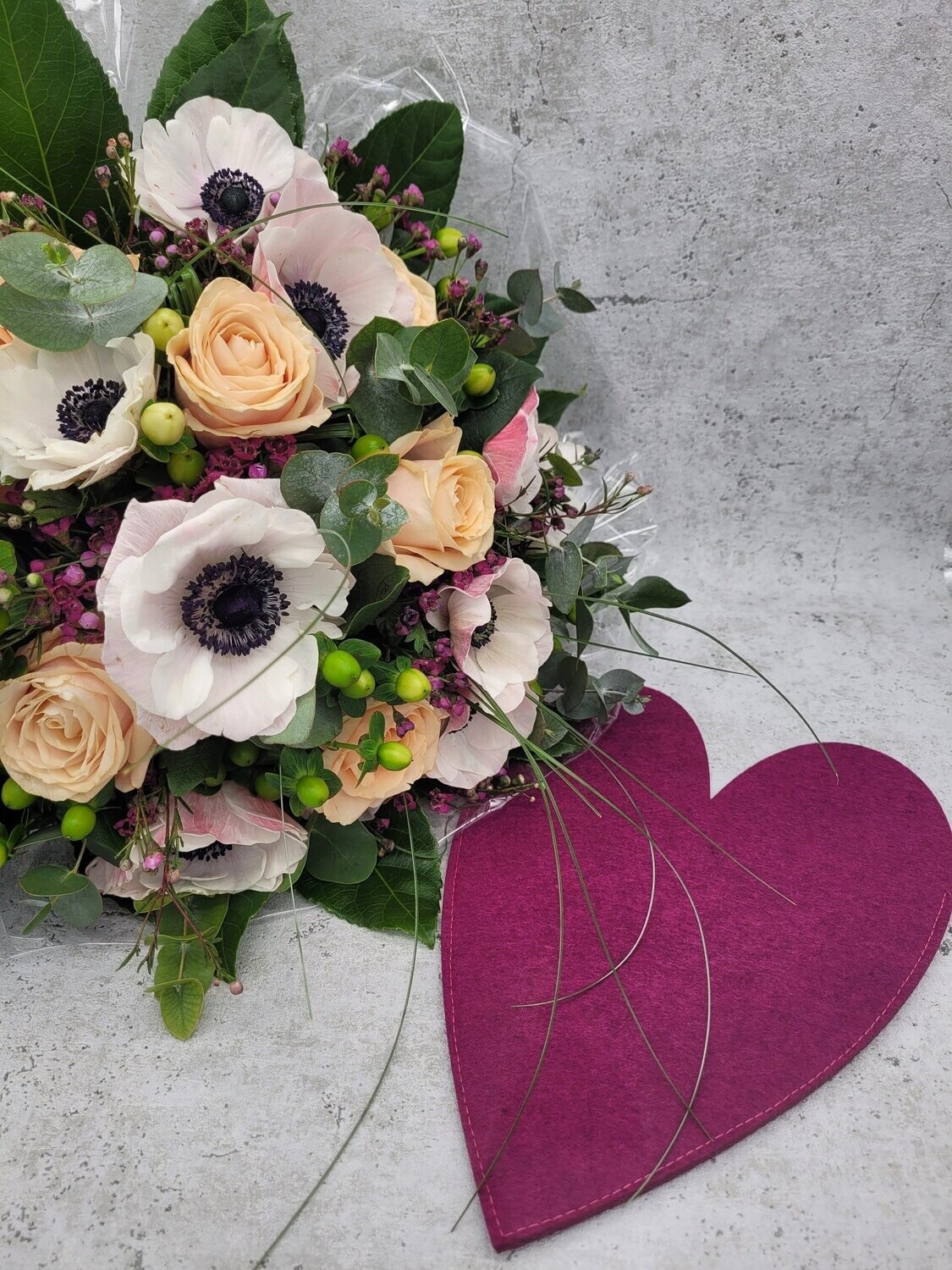 Herz Beutel länglich groß