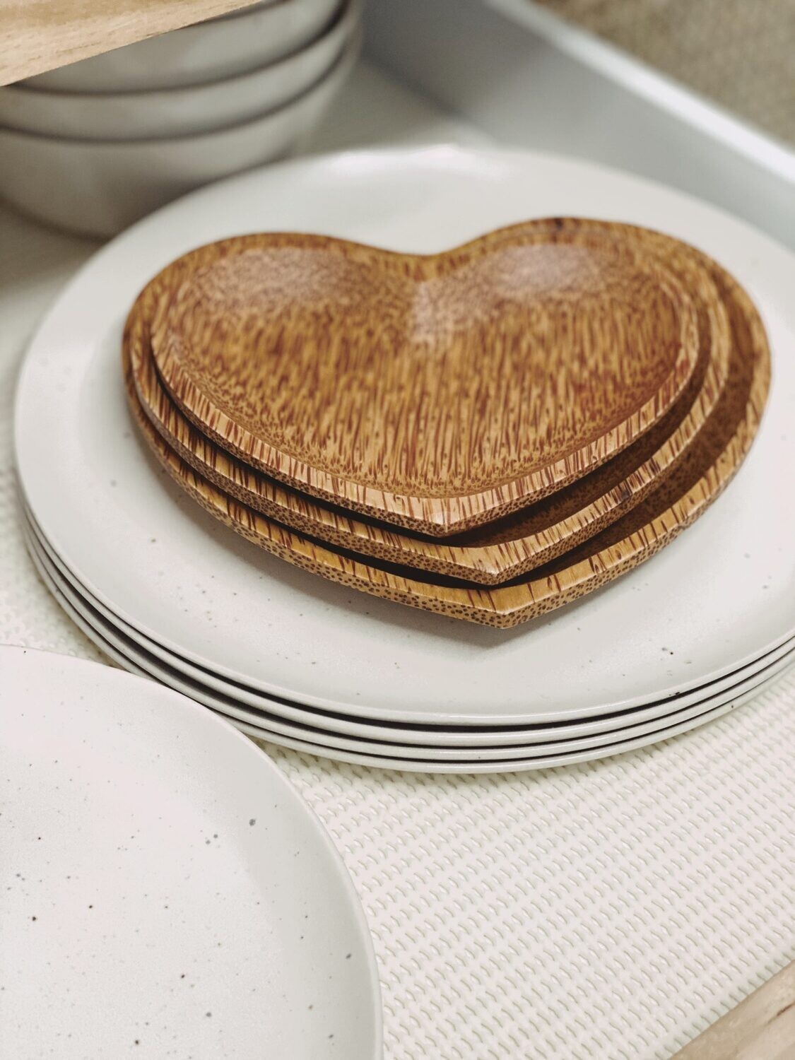 Heart Shape Plate Set 3