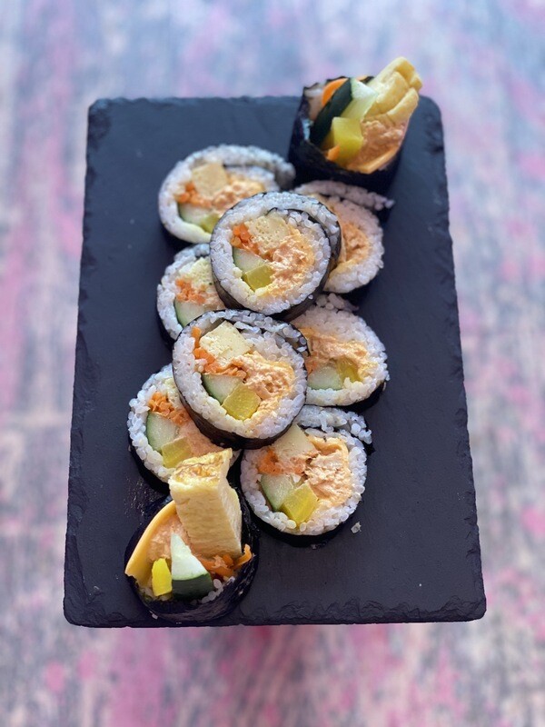 Spicy Tuna Mayo Cheese Kimbap Spicy Tuna Mayo Cheese Kimbap