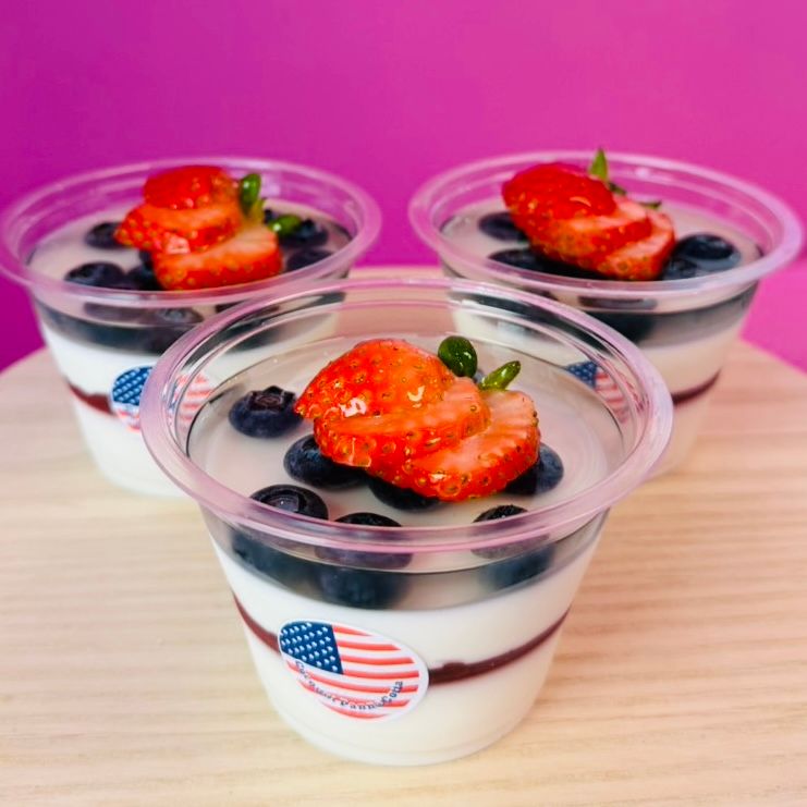 Independence Day Coconut Panna cotta Independence Day Coconut Panna cotta