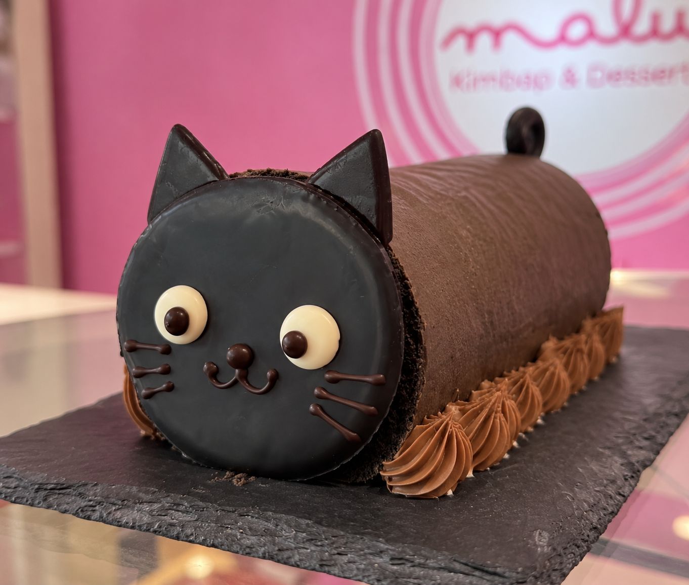 PRE-ORDER Black Cat Chocolate Roll cake