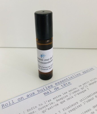 Roll on apaise maux de tête 10ml