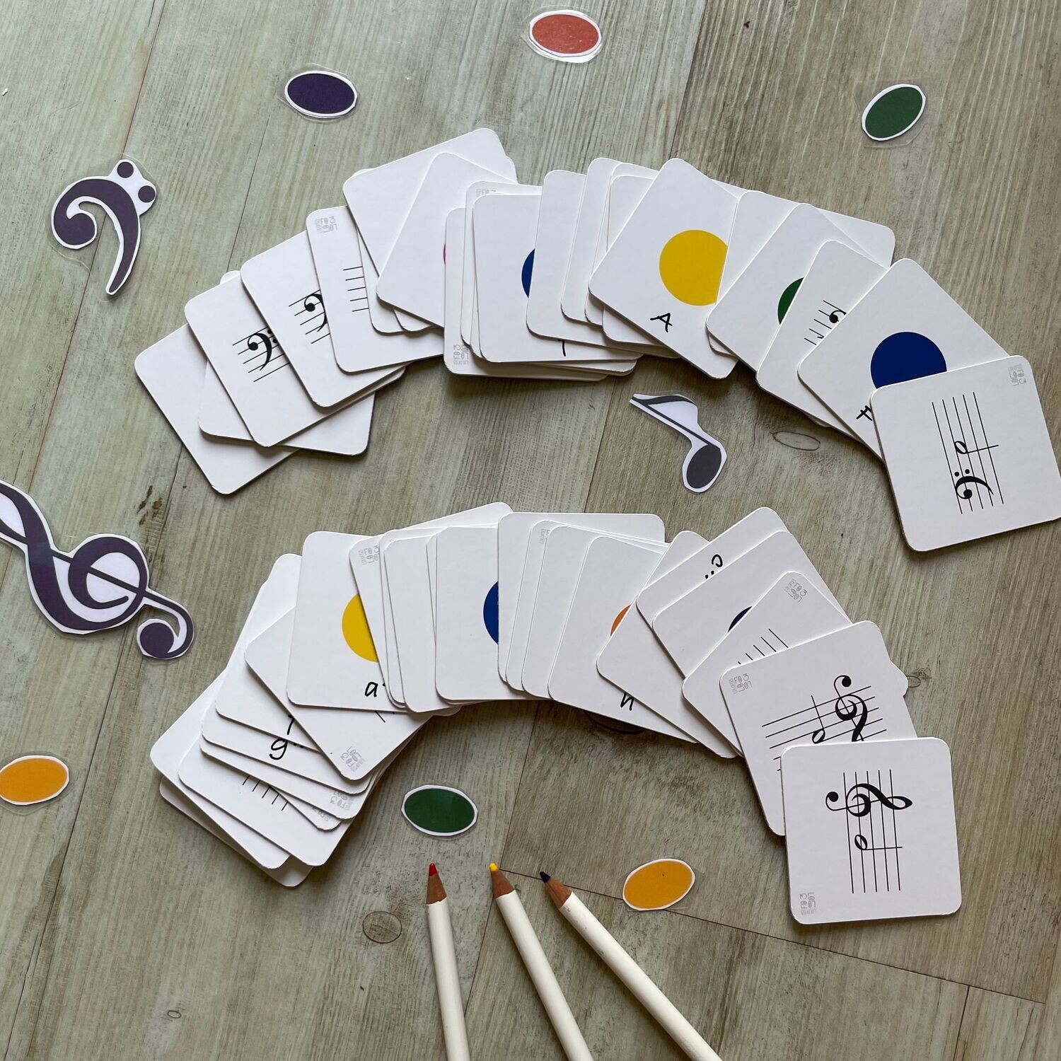 Noten lernen leicht gemacht! Musik Memory - Violin-&Bassschlüssel (24 ...