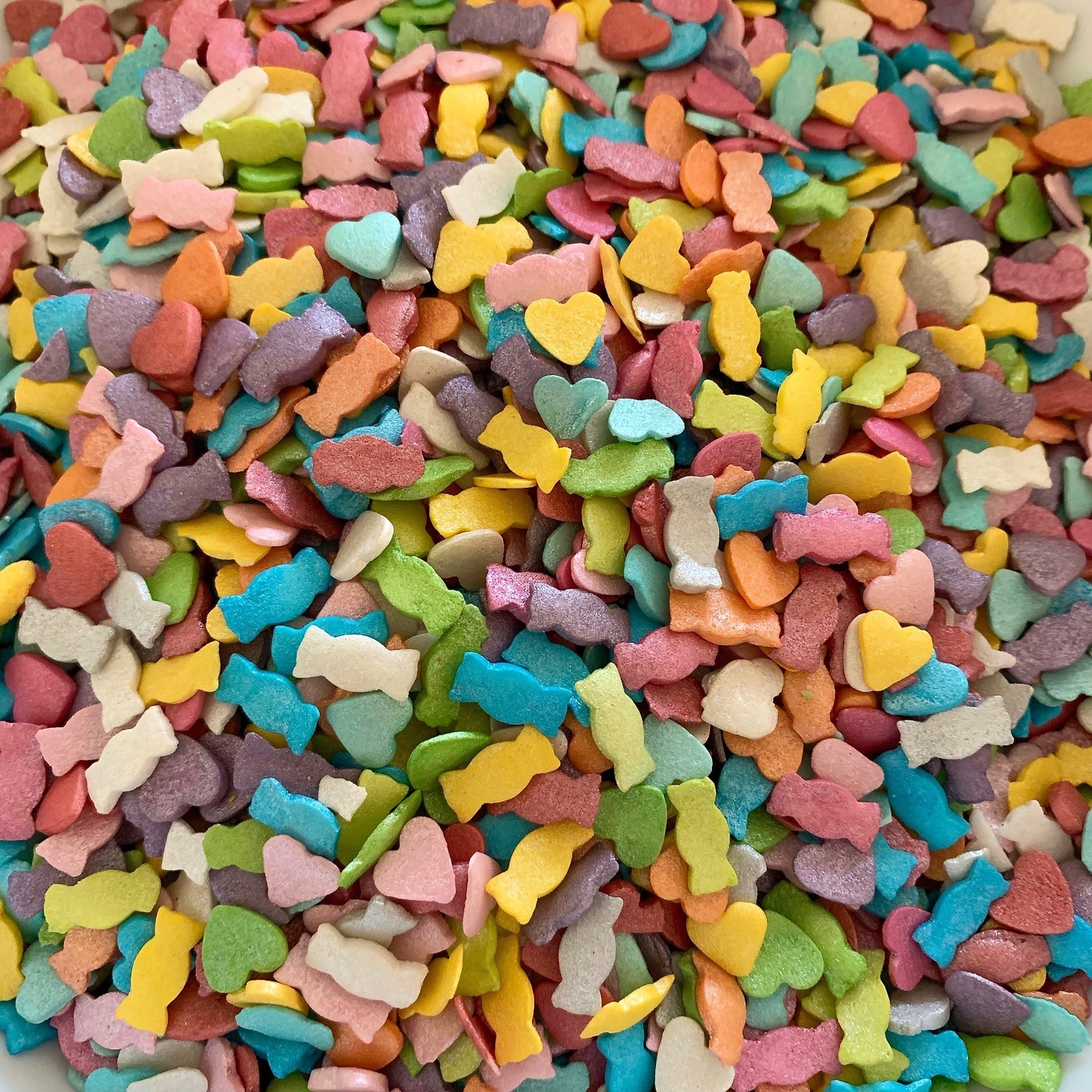 Sweet Heart Sprinkles Edible Cupcake Toppers