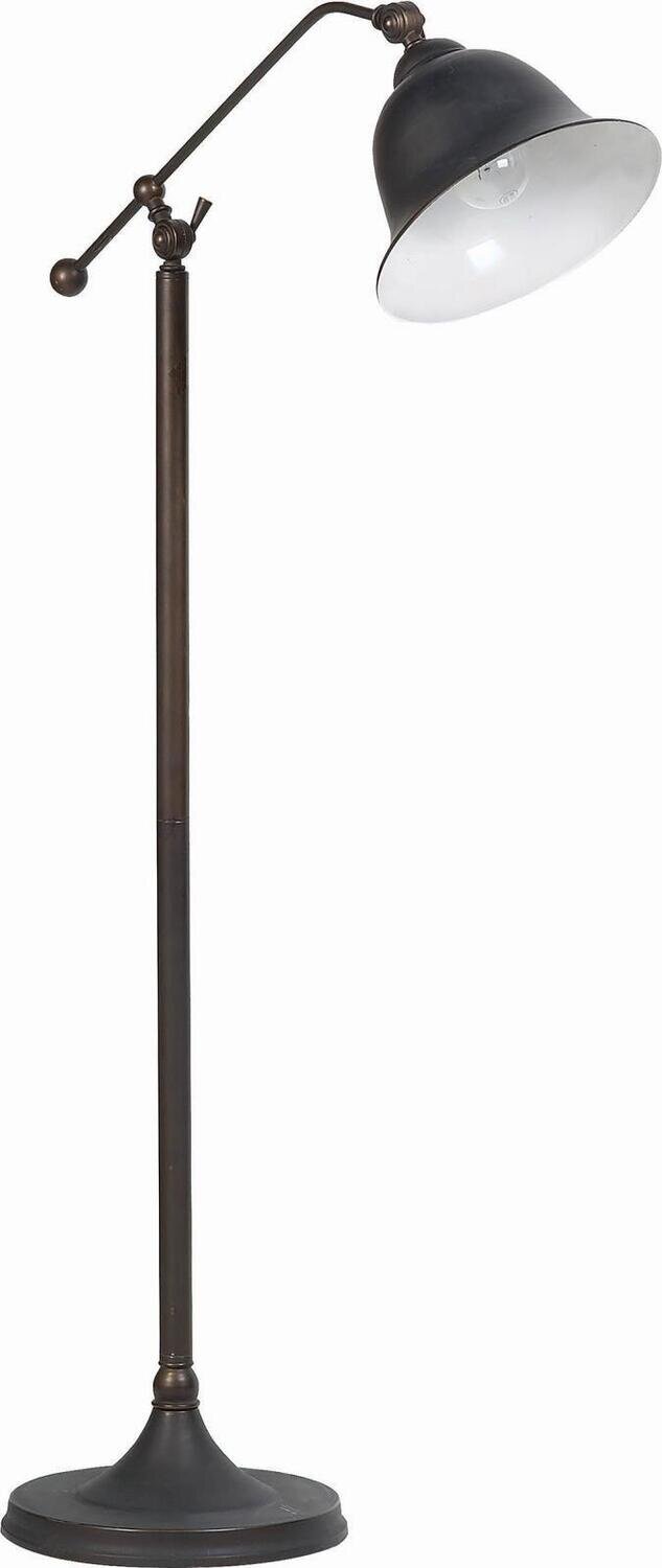 Bell Shade Floor Lamp Brown