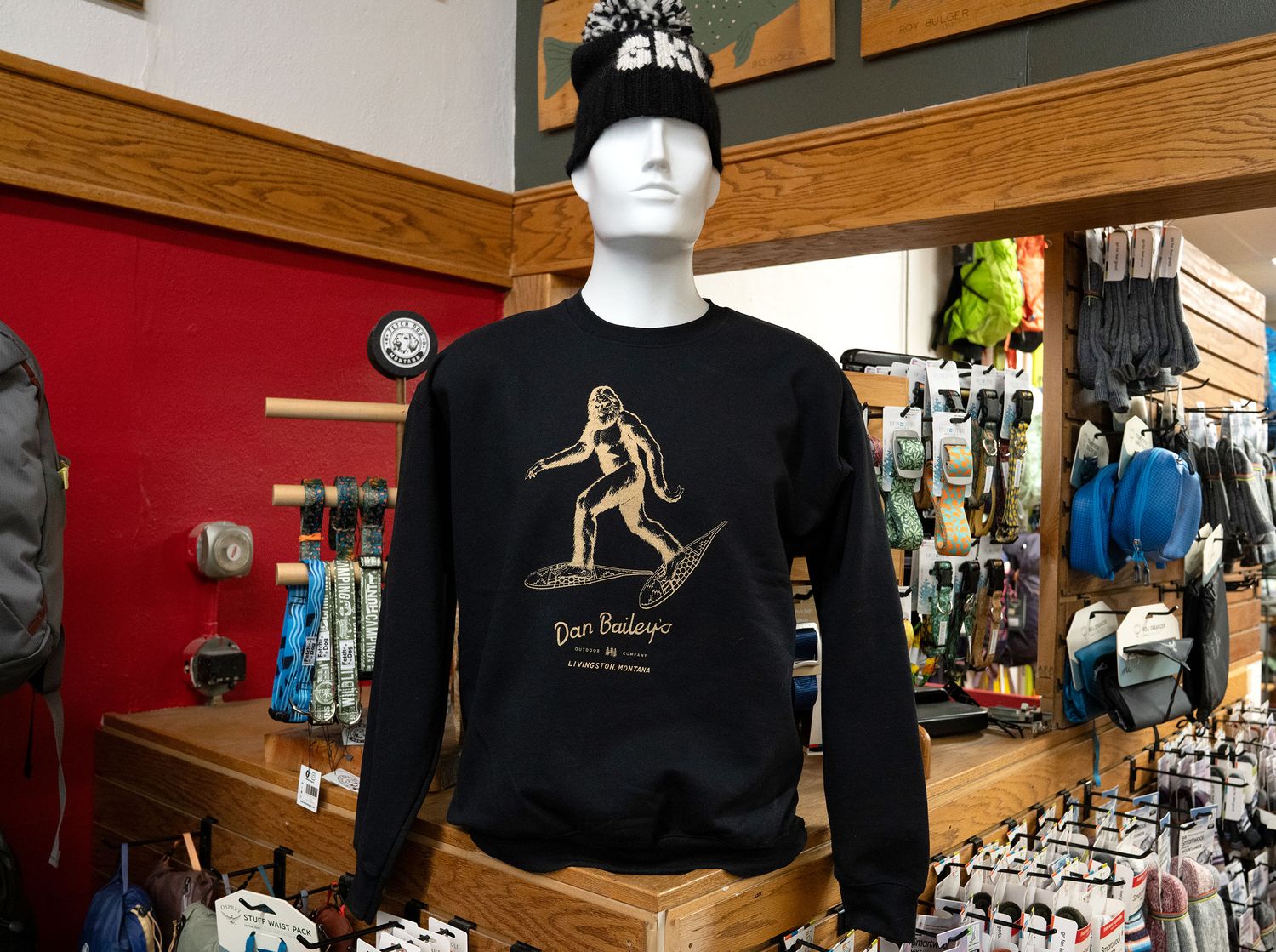 Dan Bailey's Sasquatch Crew Sweatshirt Blk
