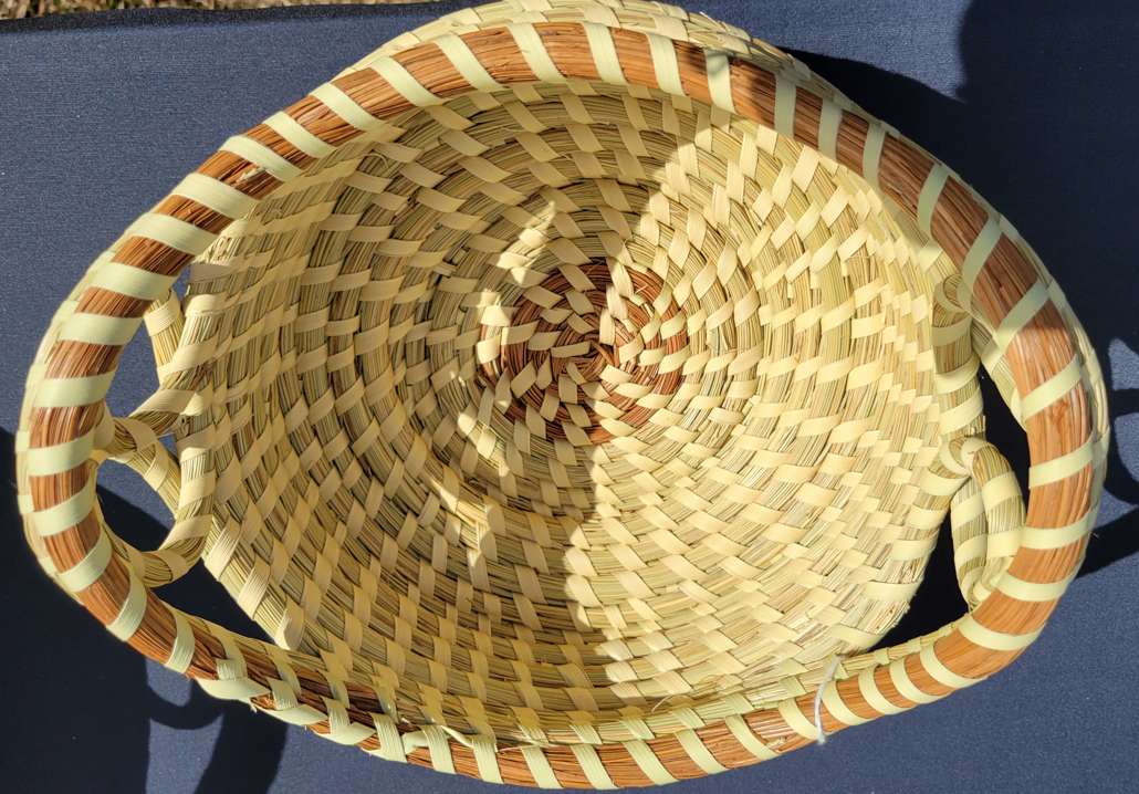 Handmade Sweetgrass Basket Two Ringed Store Lowcountry Gullah