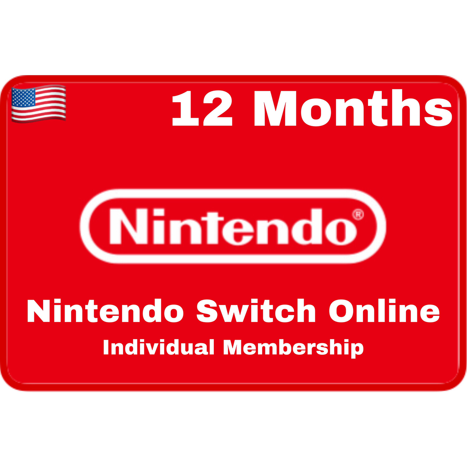 Nintendo Switch Online 12 Months USA Individual Membership