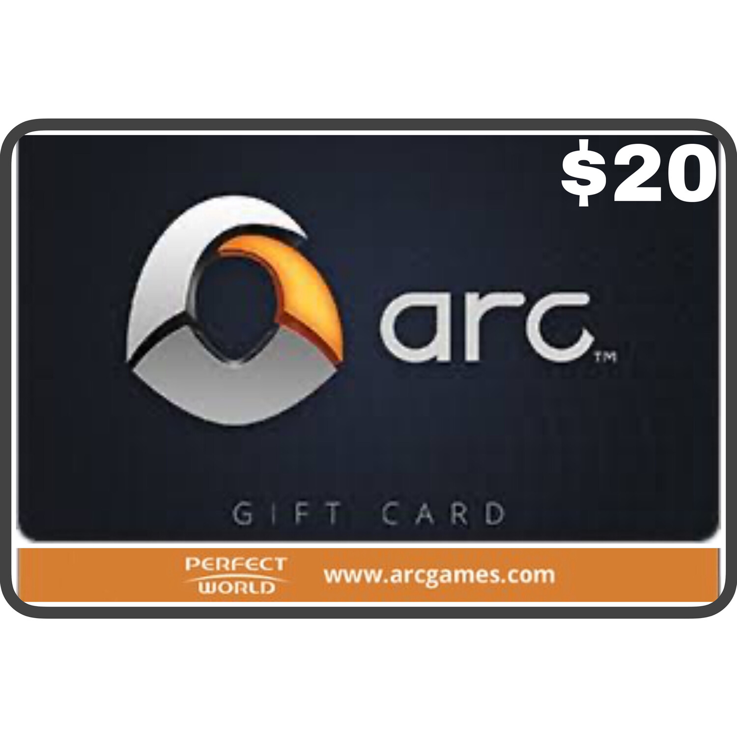 Perfect World 20 Arc Games Gift Card