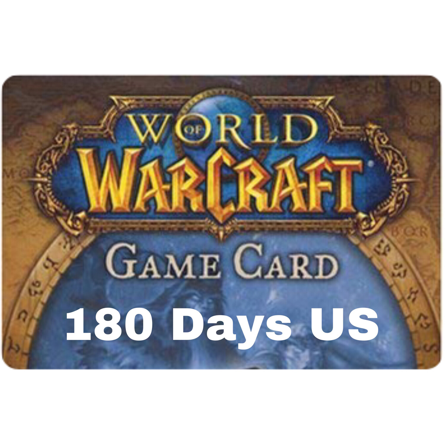 World of Warcraft 180 Day US Game Card