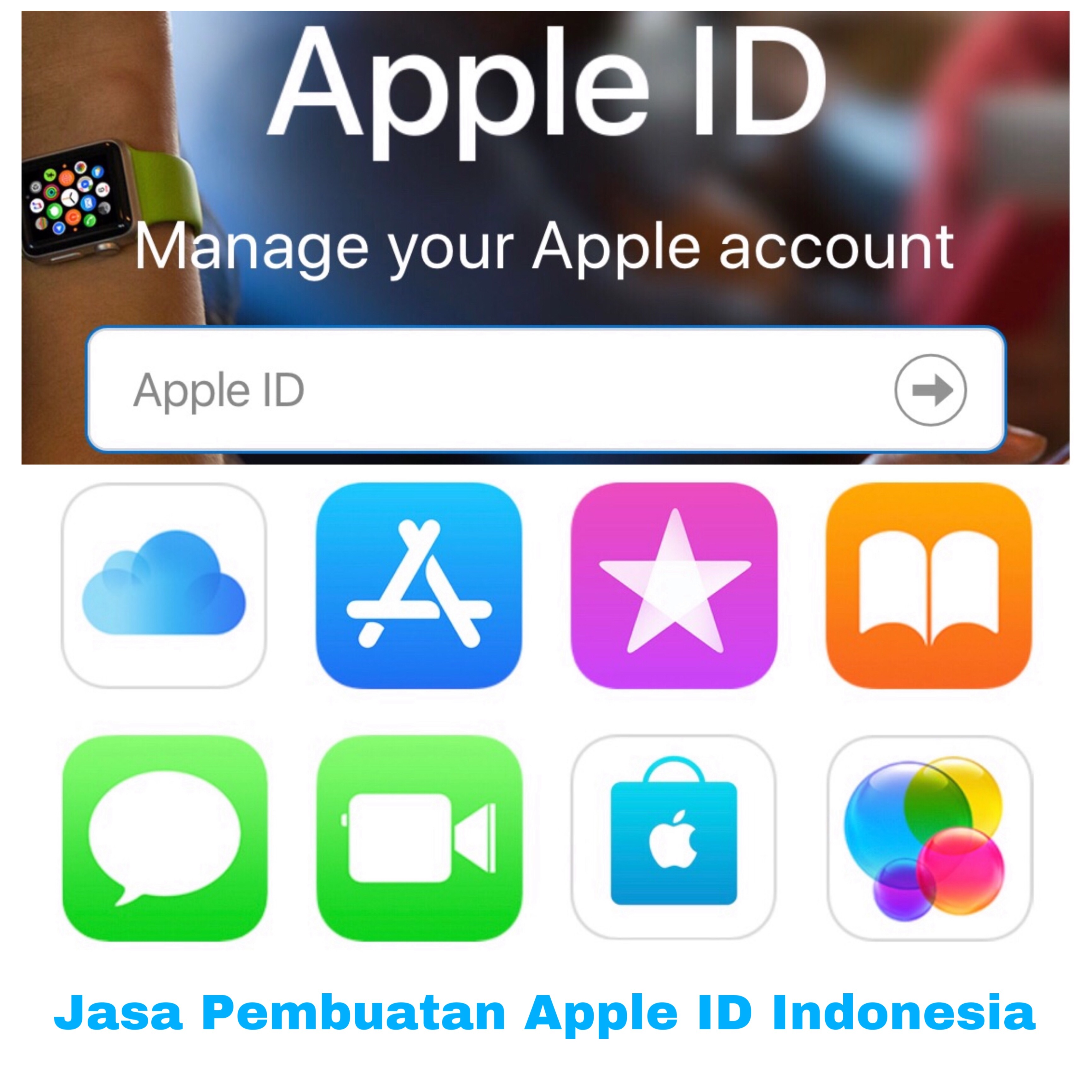 Jasa Create Apple ID Indonesia