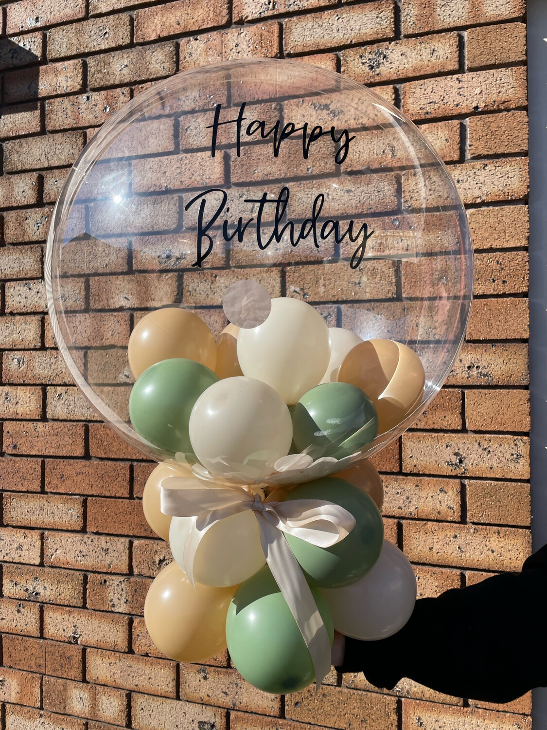Personalised Bubble Balloon Centrepiece
