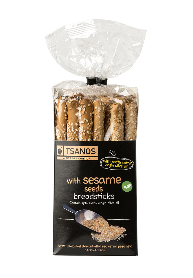 Breadsticks with Sesame Seed by Tsanos Bakery