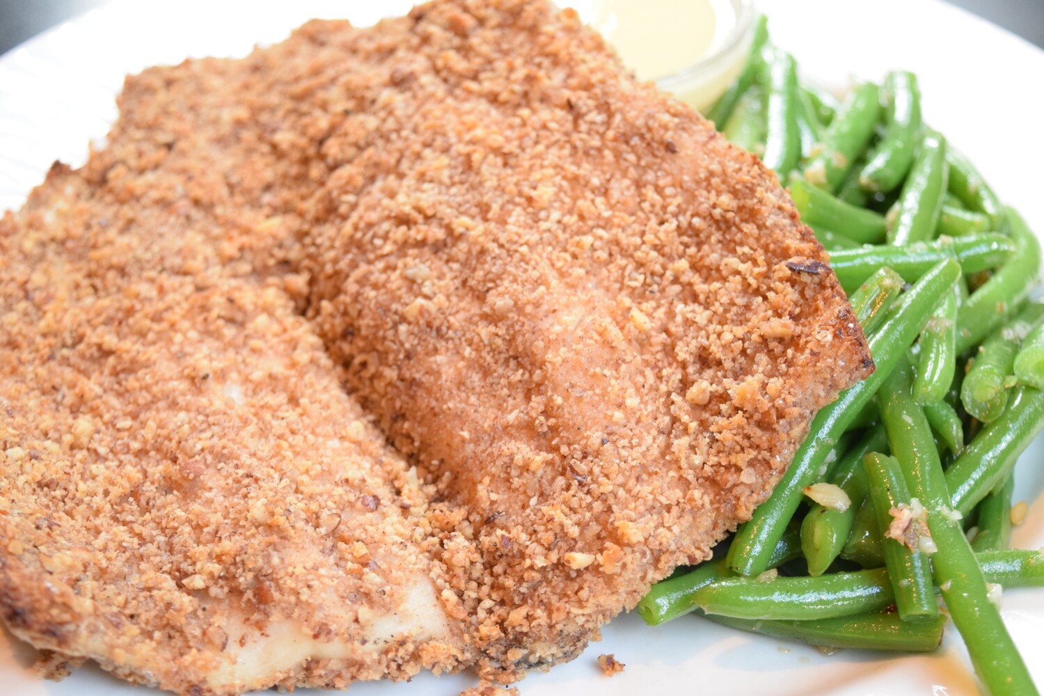 GVG Baked Pecan Crusted Trout