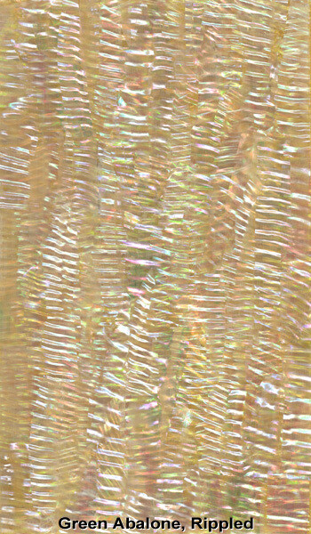 Veneer Ply Sheet - Green Abalone Rippled - Buy Shell Inlays & Sheets ...