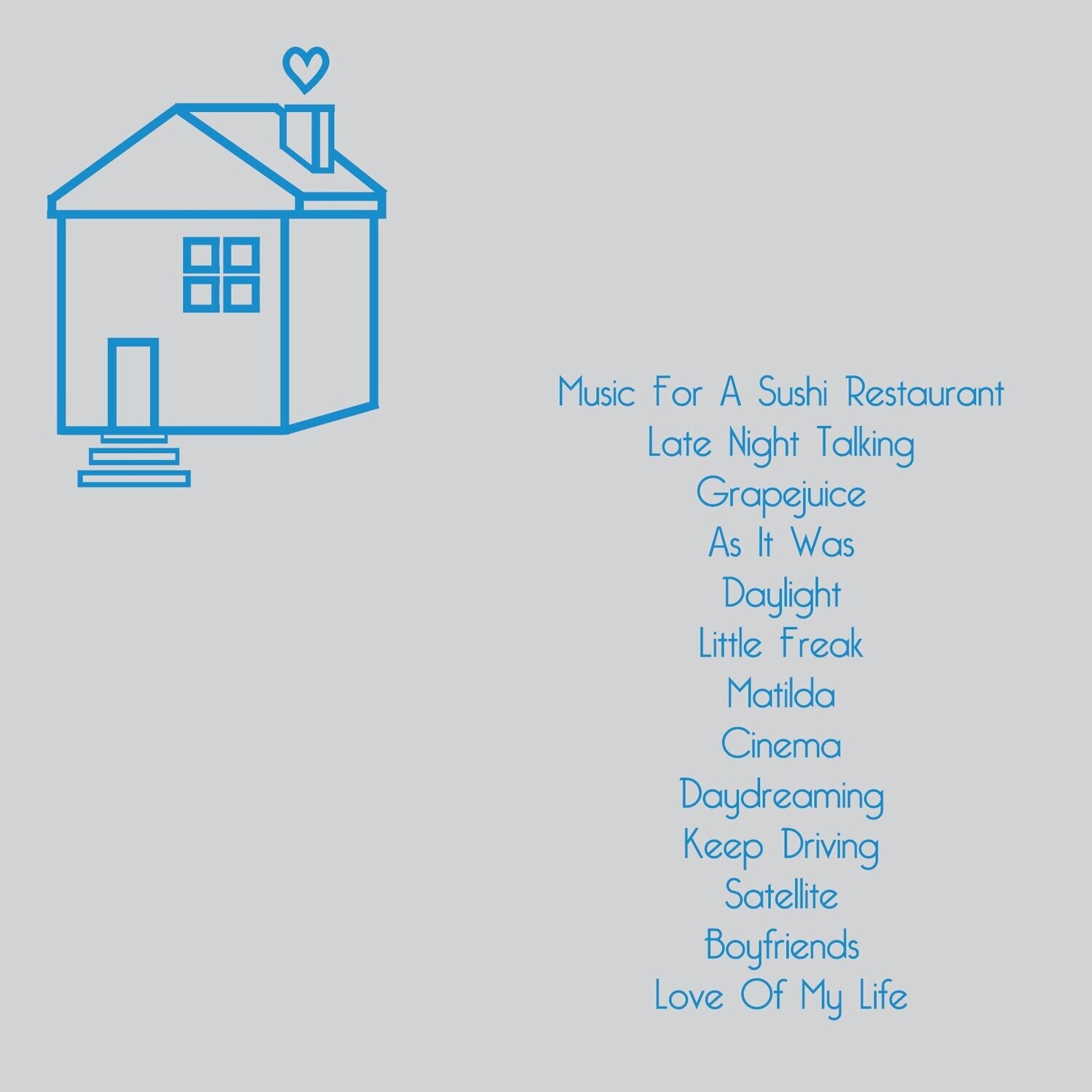 Camiseta Harry Styles Harry's House Tracklist