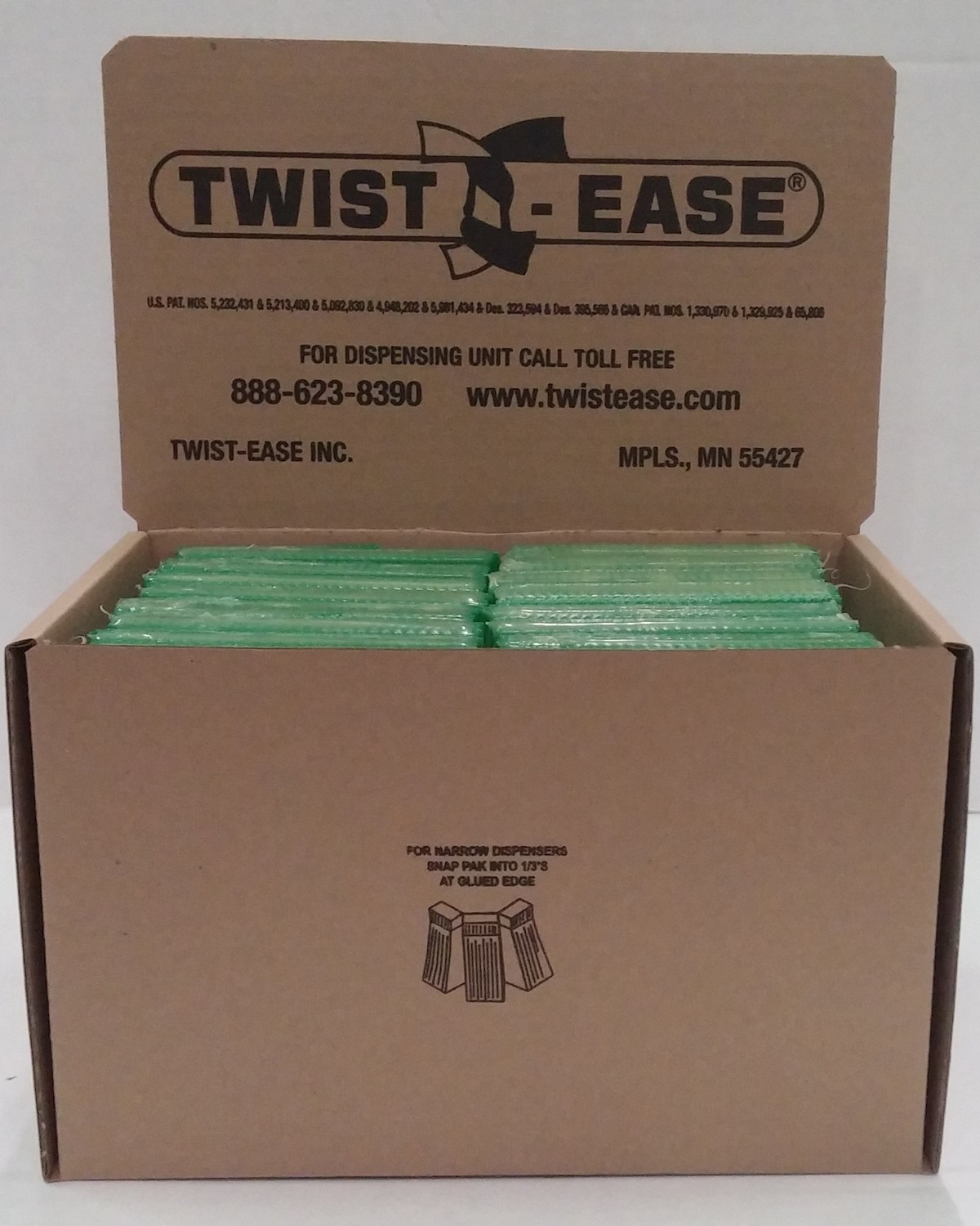 6" Dual Wire Twist Ties (16 Pak 9,600 Count)