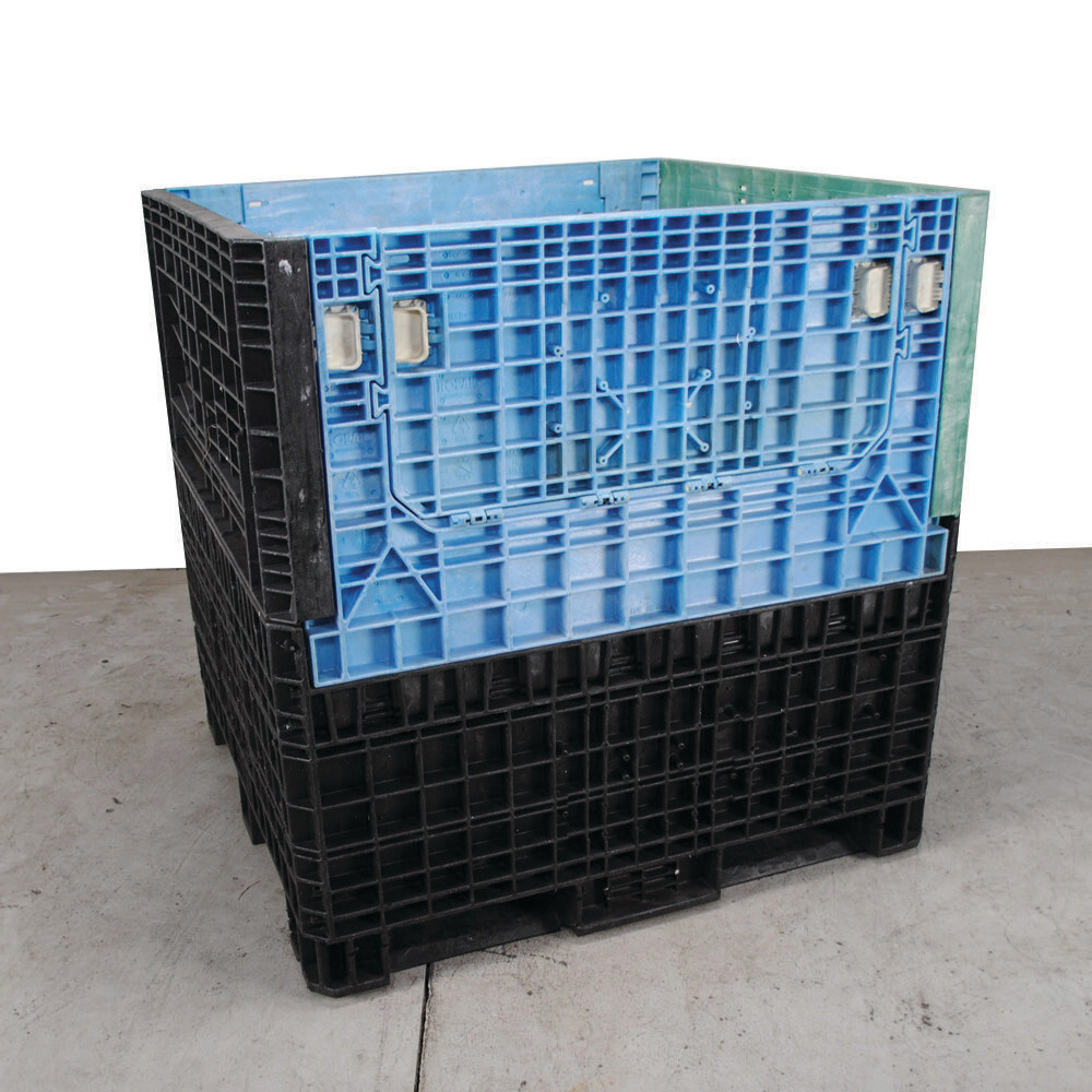45 x 48 x 48 Used Collapsible Bulk Container