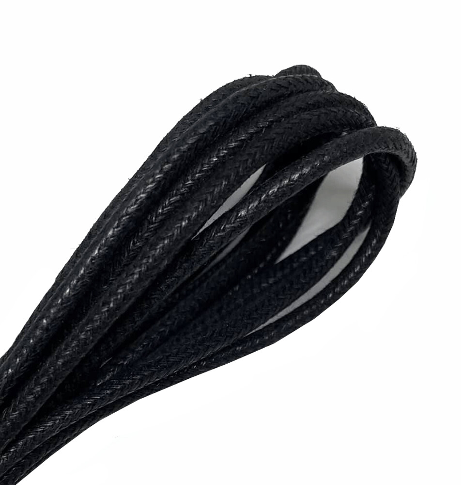 Lacets Ronds Noirs épais 150 Cm - Mount Swiss, Robustes Sans Nœud, Pour Chaussures De Sécurité Ou Randonnée