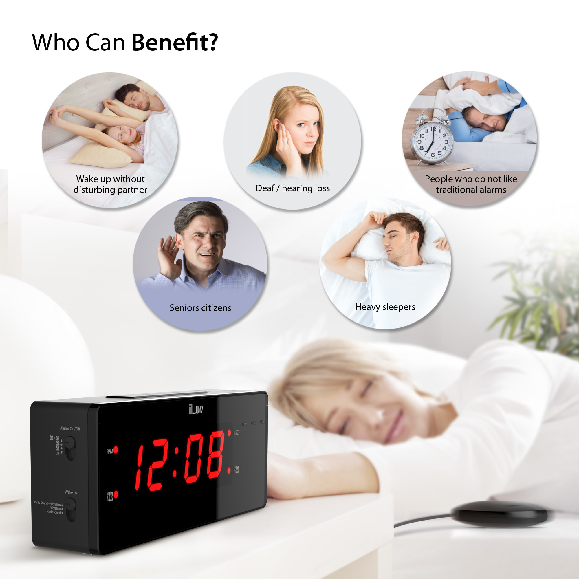 Amplified Alarm Clocks & Smart Shakers Home ALDS