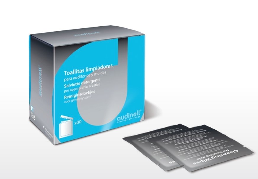 Hearing Aid Cleaning Wipes 30 count individual Store ALDS Canada