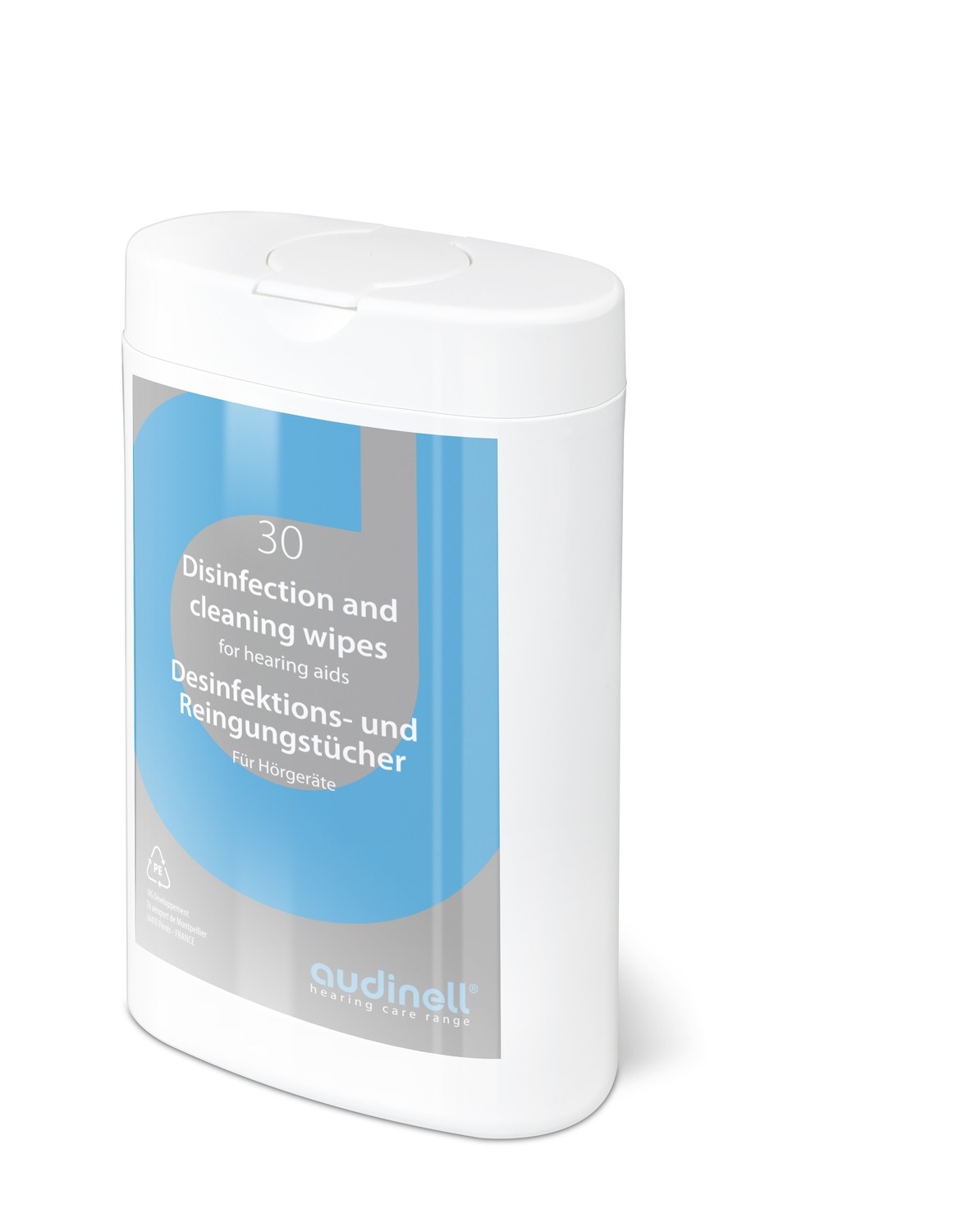 Hearing Aid Cleaning Wipes 30 count container Store ALDS Canada