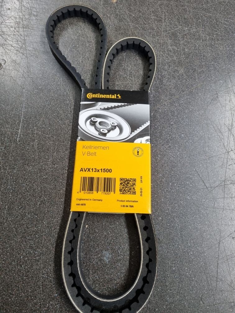 1x Keilriemen AVX 13 x 1500 von Continental