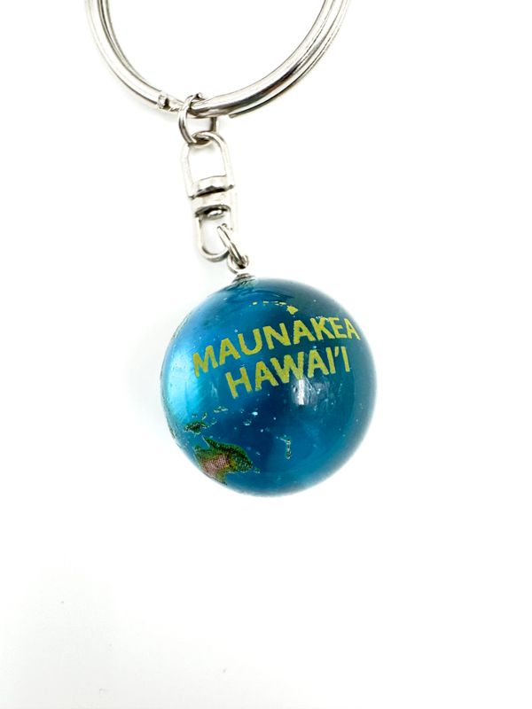 Earth Marble Keychain.