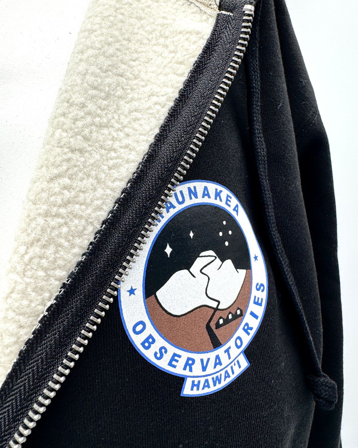 MKO Logo Zip-up Sherpa Hoodie.