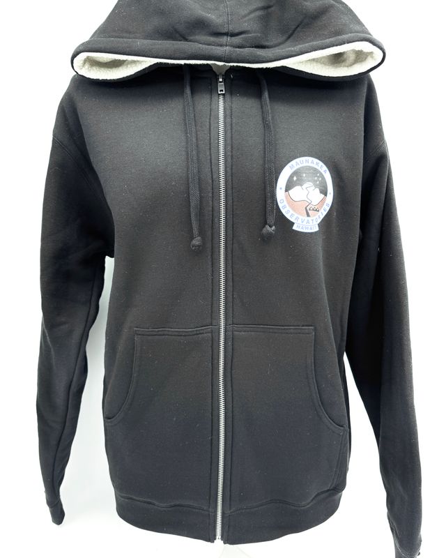 MKO Logo Zip-up Sherpa Hoodie.