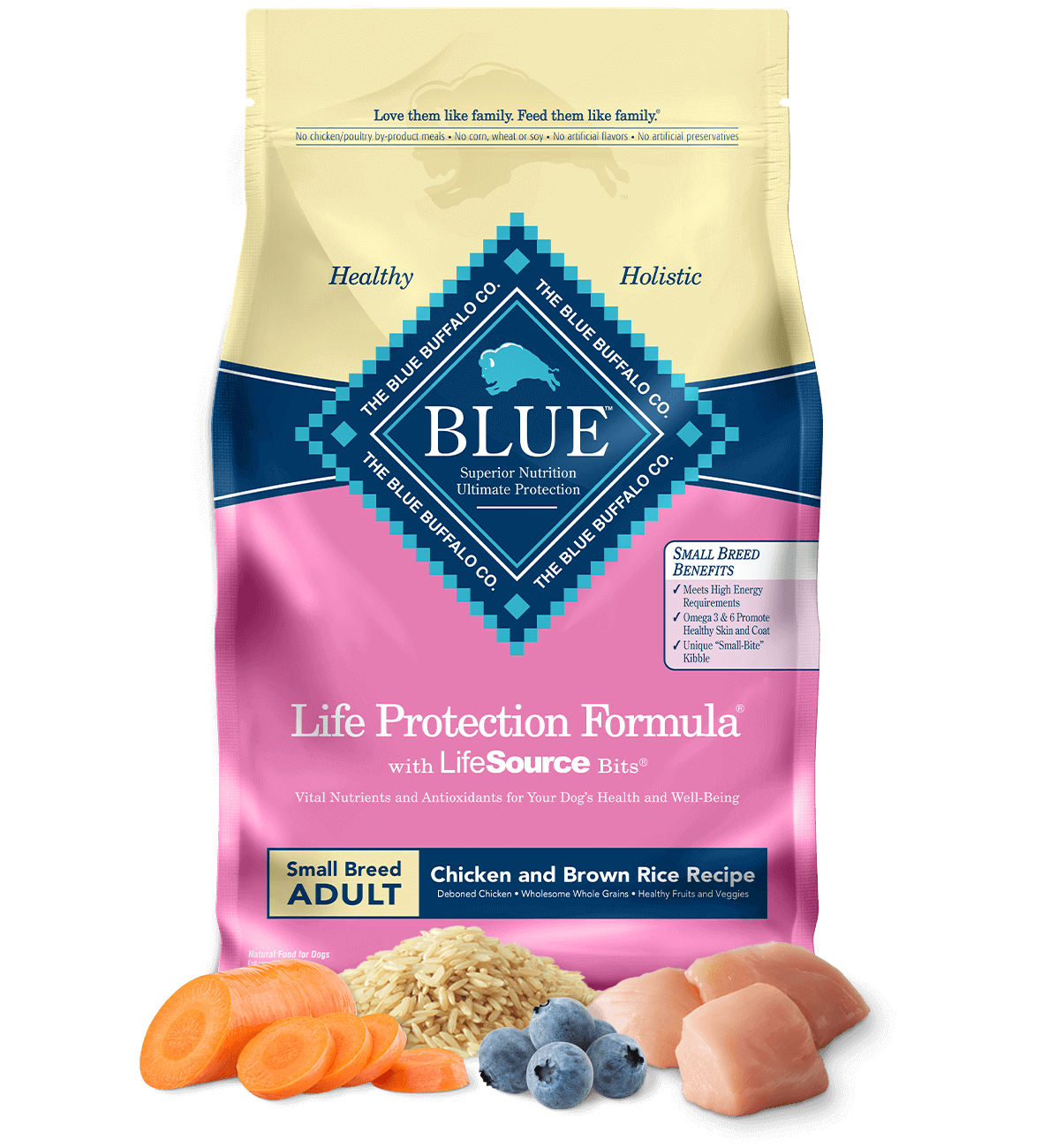 Blue Buffalo Chicken/Rice Small Breed 6lbs Blue Buffalo Chicken/Rice Small Breed 6lbs