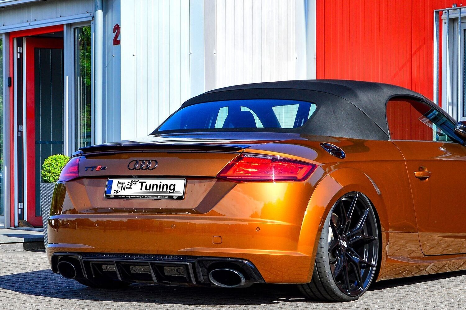 Racing Heckansatz Heckeinsatz Diffusor Aus ABS Für Audi TT