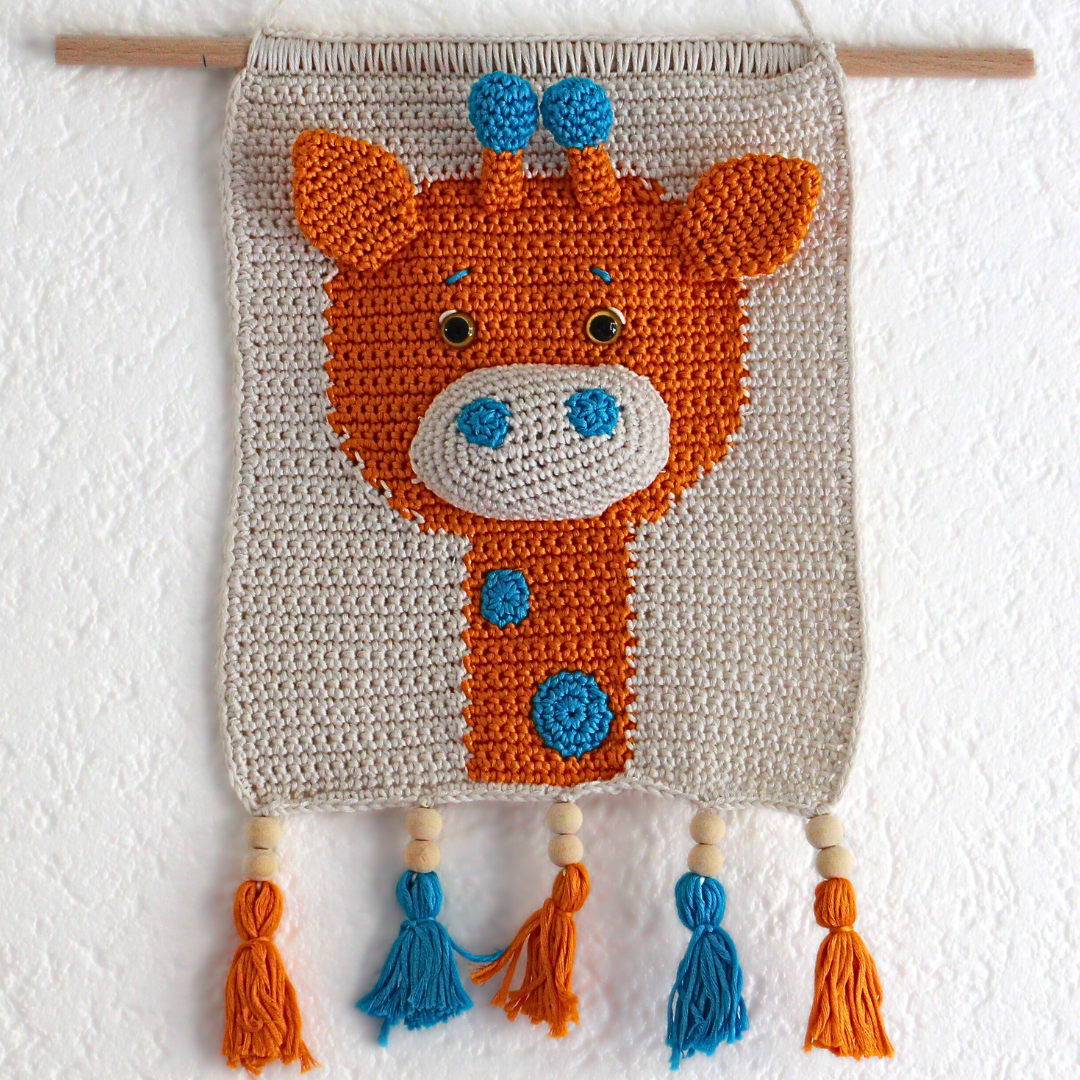 Suspension murale girafe