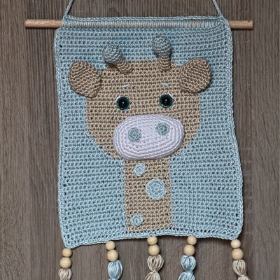 Suspension murale girafe