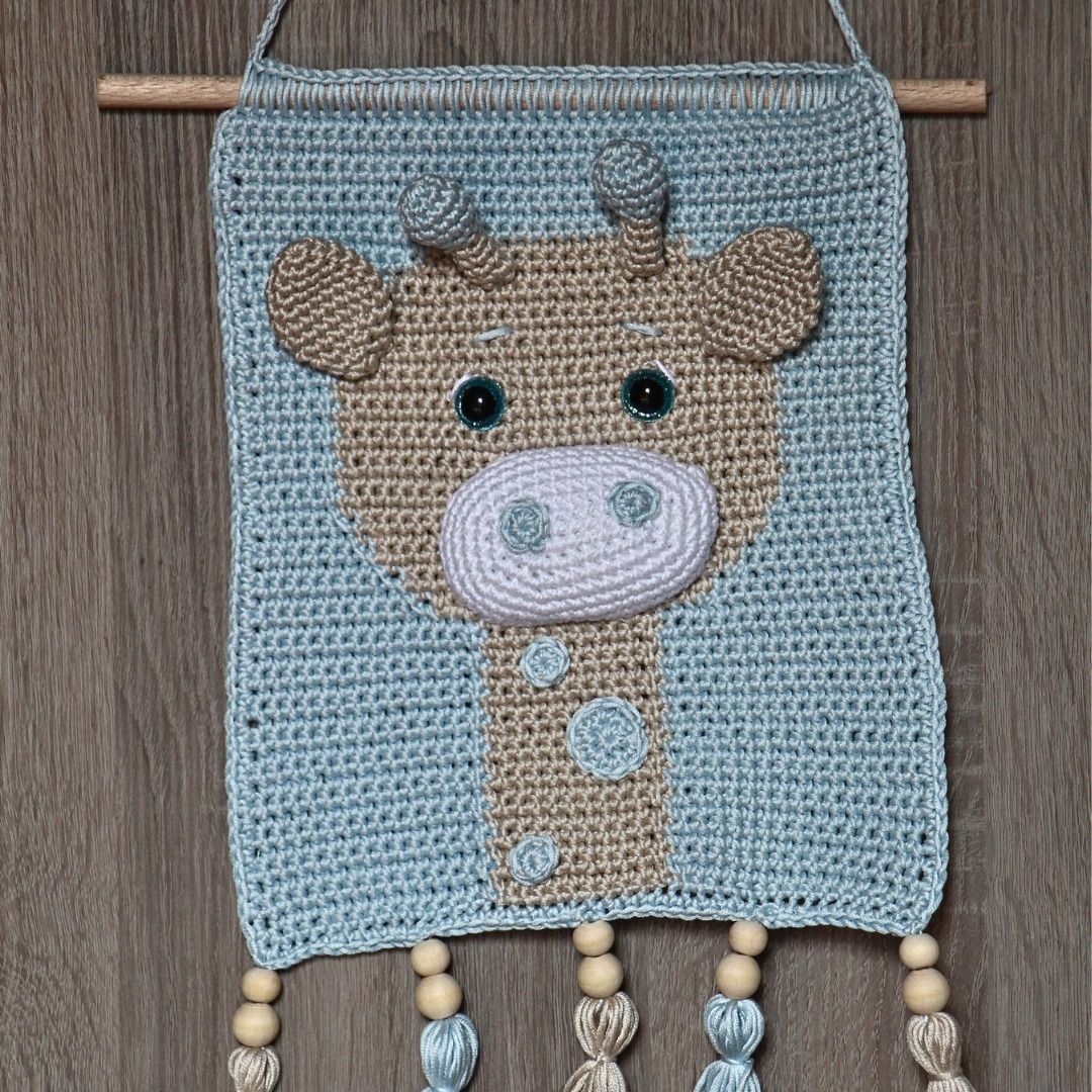 Suspension murale girafe