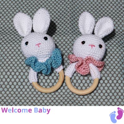Hochet lapin "avec bruit"