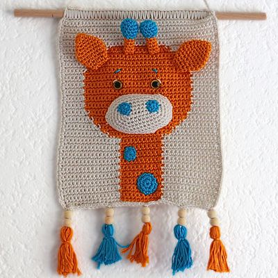 Suspension murale girafe