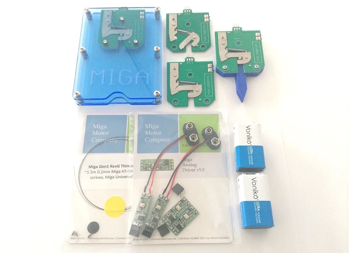 Miga Gen1RevG ThinLock™ Demo Kit Nitinol Actuators Store Nitinol