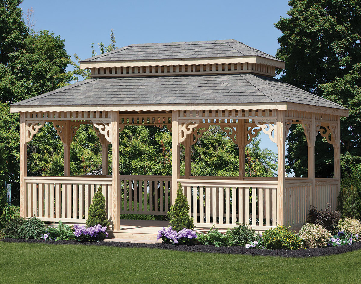 Pavilion Deluxe Pagoda Gazebo Gazebos Skip’s Outdoor Accents